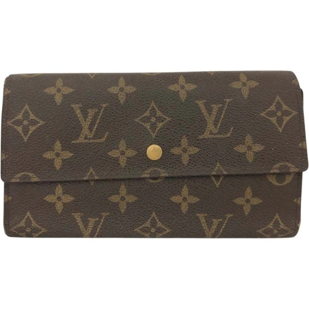 (L2) Louis Vuitton Wallet Long Brown Monogram